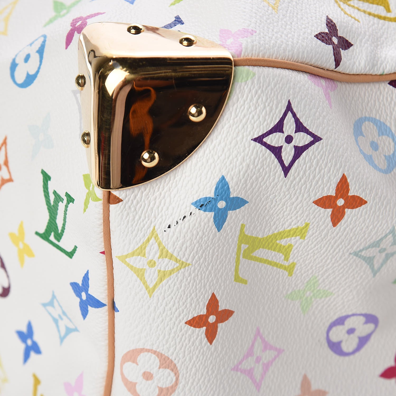 Louis Vuitton Monogram Multicolor Keepall 45 White 16 of 16