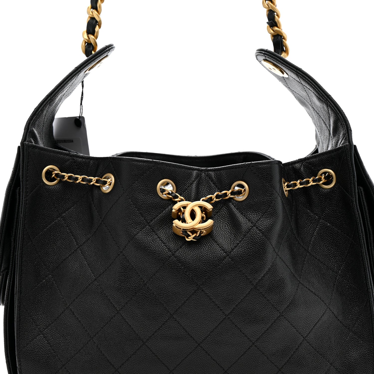 Chanel Caviar Quilted Small Chanel 25 Handbag Black 8 of 10
