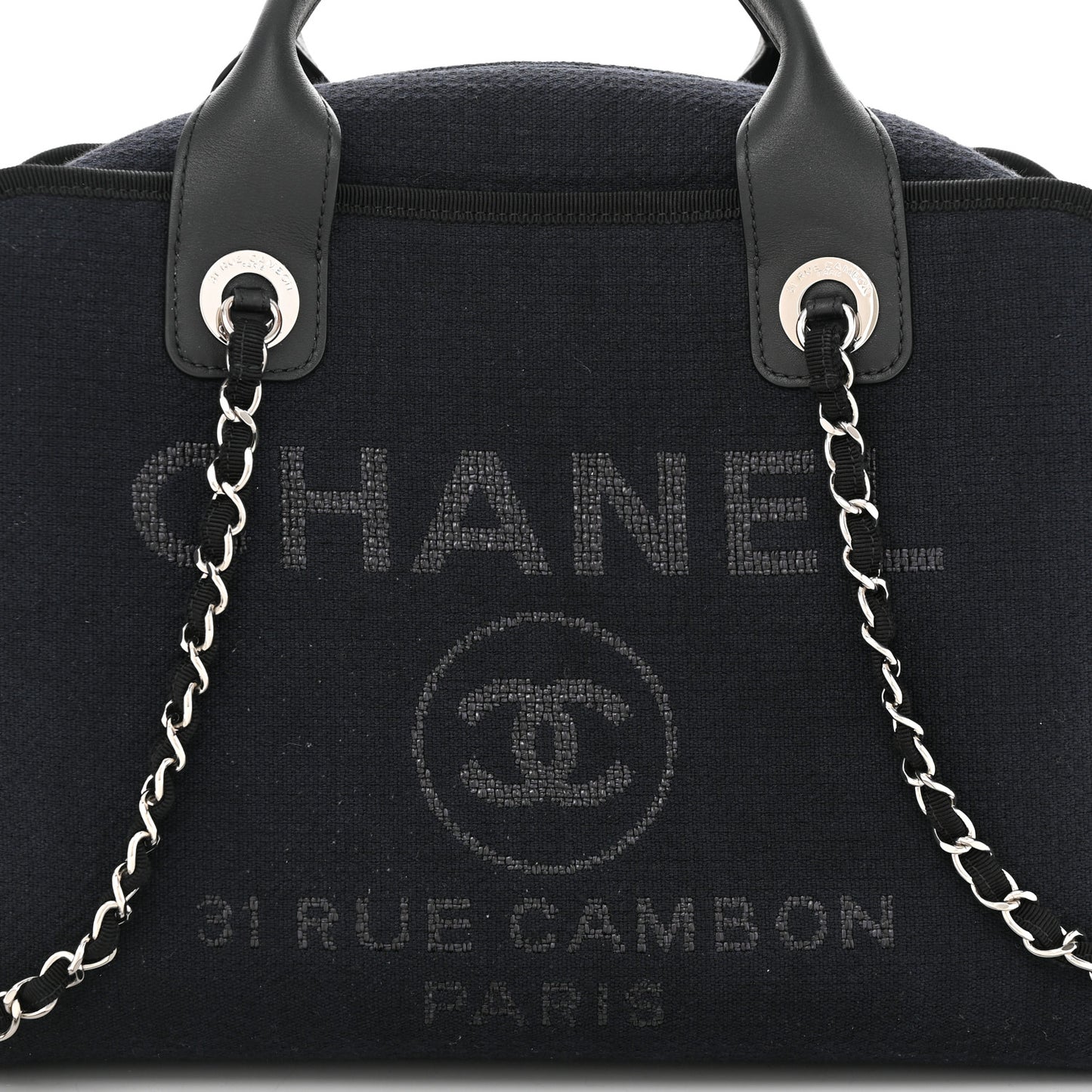 Denim Deauville Bowling Bag Dark Blue