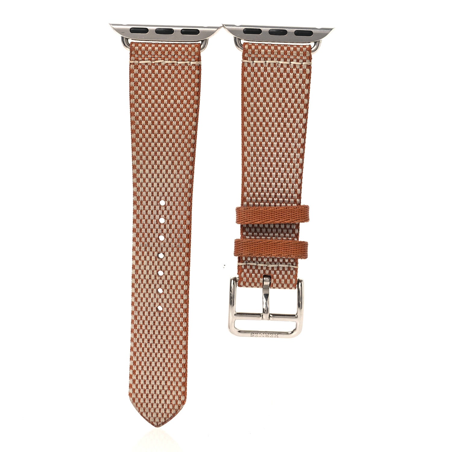 Hermes Toile H Apple Watch Single Tour Band 41mm Gold 1 of 4