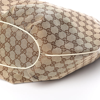 Gucci Monogram Medium Pelham Hobo Off White 9 of 10