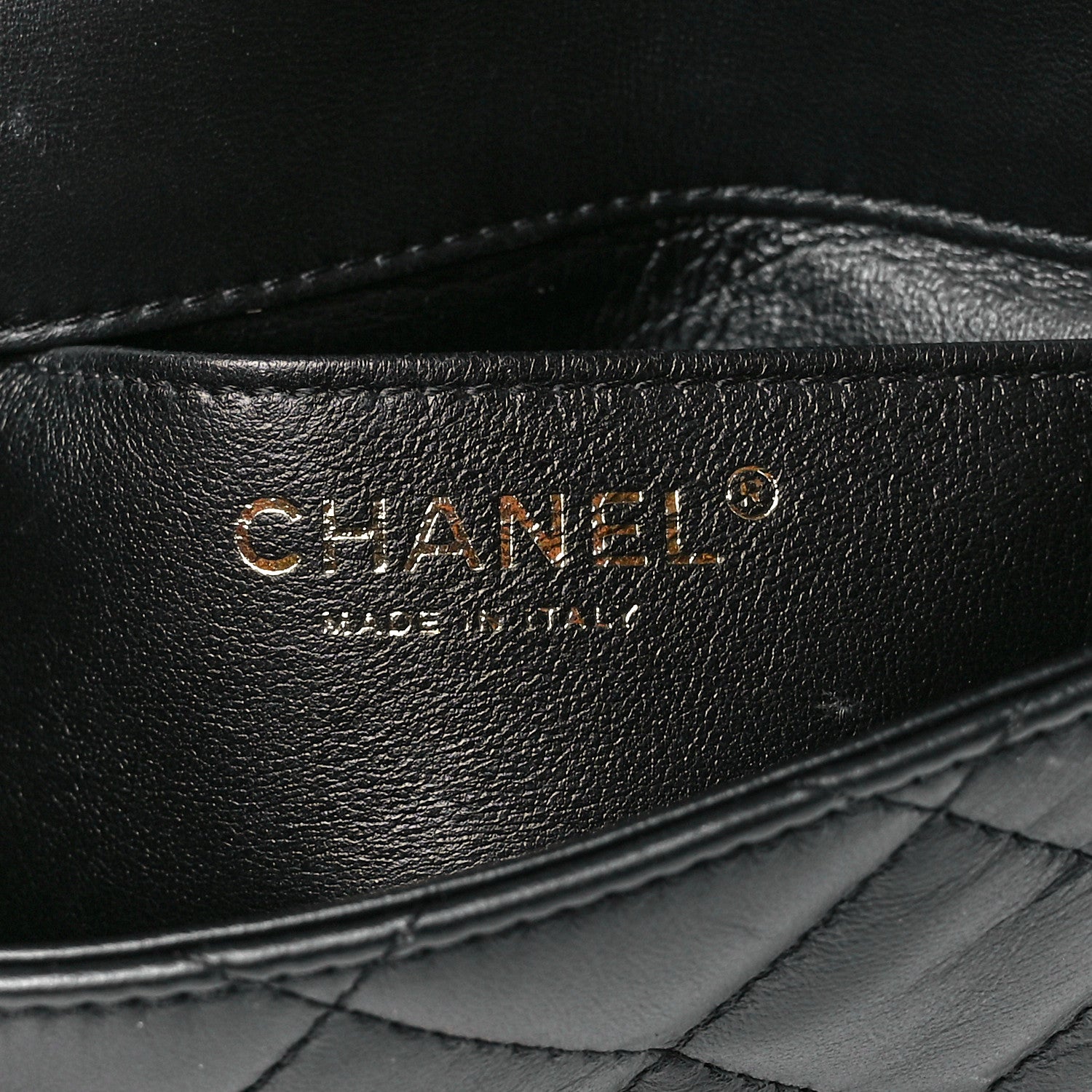 Chanel Lambskin Quilted Mini Heart Charms Flap Black 6 of 12