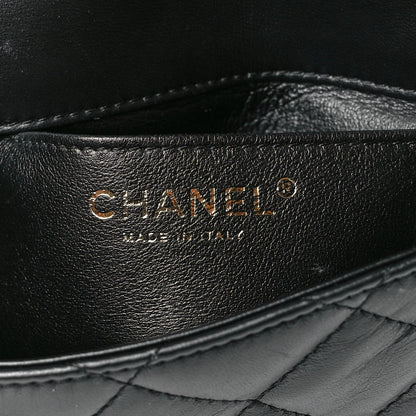 Chanel Lambskin Quilted Mini Heart Charms Flap Black 6 of 12