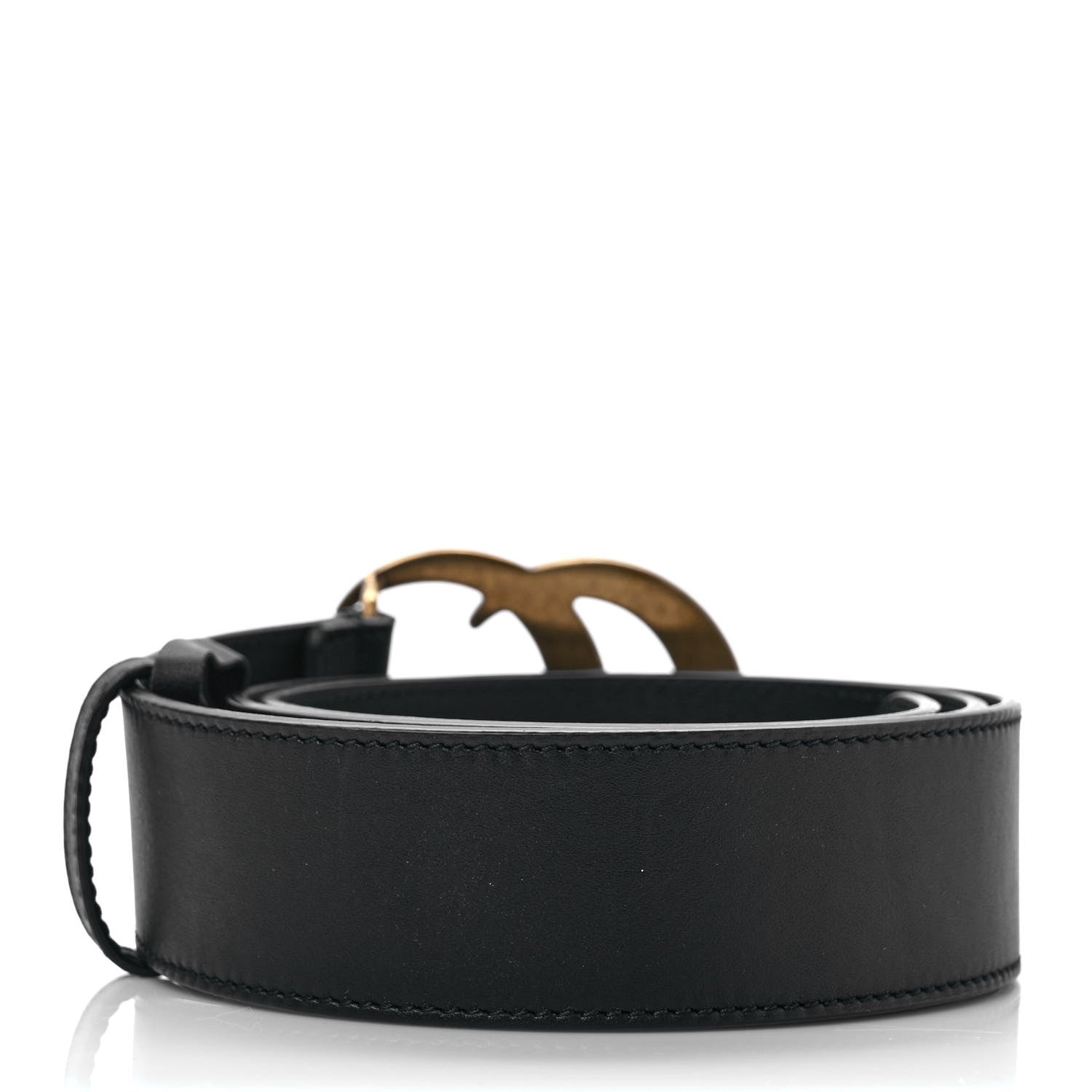 Gucci Calfskin Double G 40mm Belt 85 34 Black 2 of 6