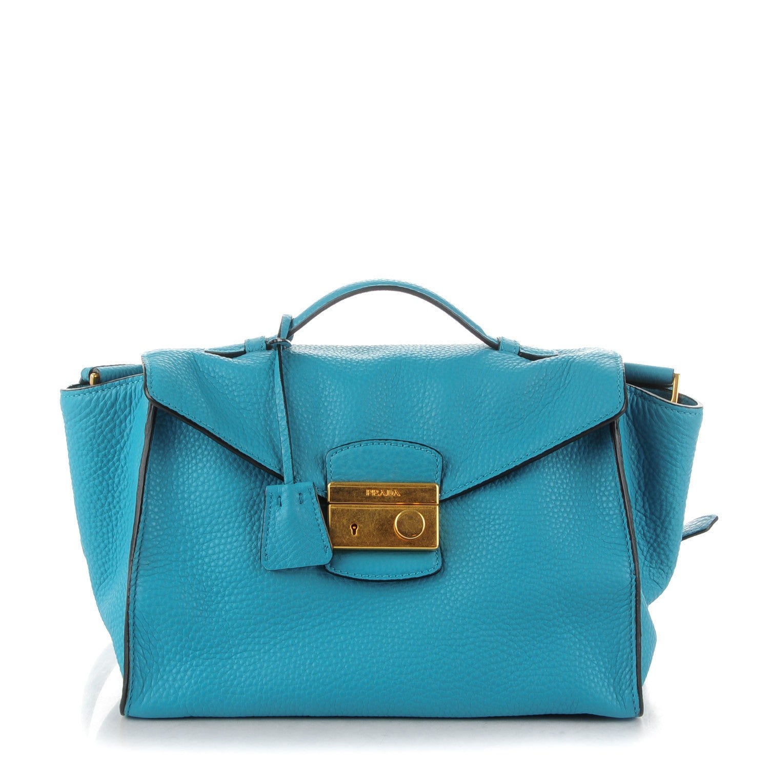 Prada Vitello Daino Sound Twin Pocket Satchel Voyage 1 of 9