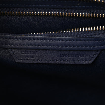 Celine Smooth Calfskin Micro Luggage Navy Blue 7 of 14