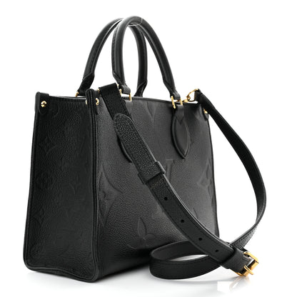 Louis Vuitton Empreinte Monogram Giant Onthego PM Black 3 of 9