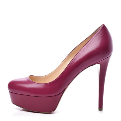 Christian Louboutin Kid Bianca 120 Pumps 37.5 Grenadine 1 of 11