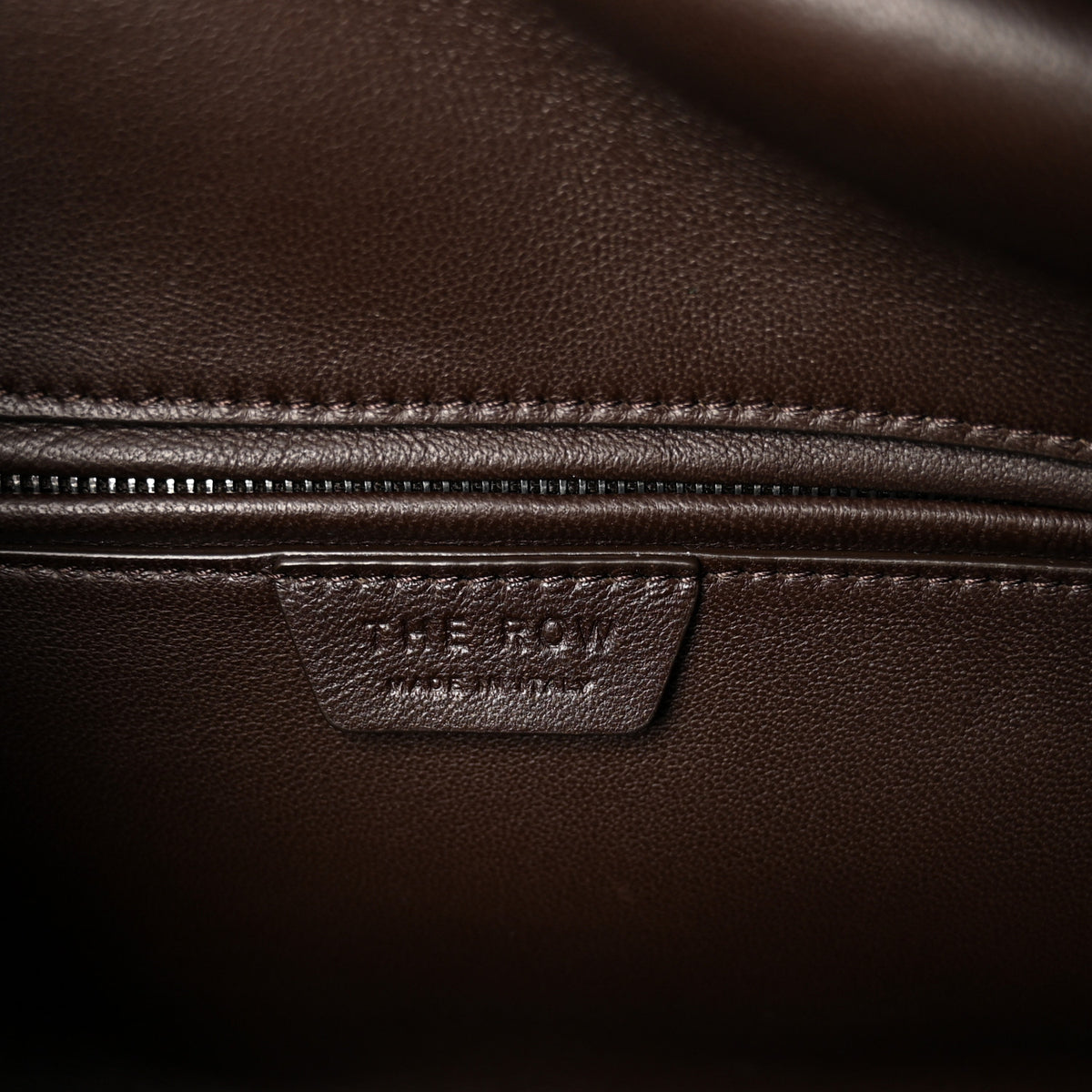 Grained Calfskin EW India Deep Brown