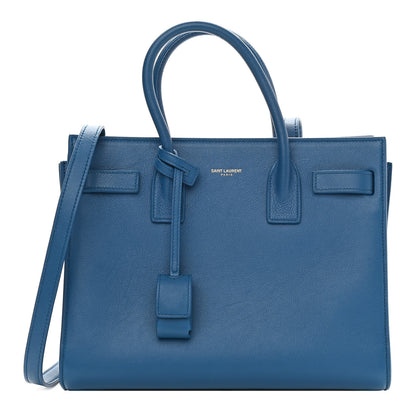 Saint Laurent Calfskin Baby Sac De Jour Indigo 1 of 9