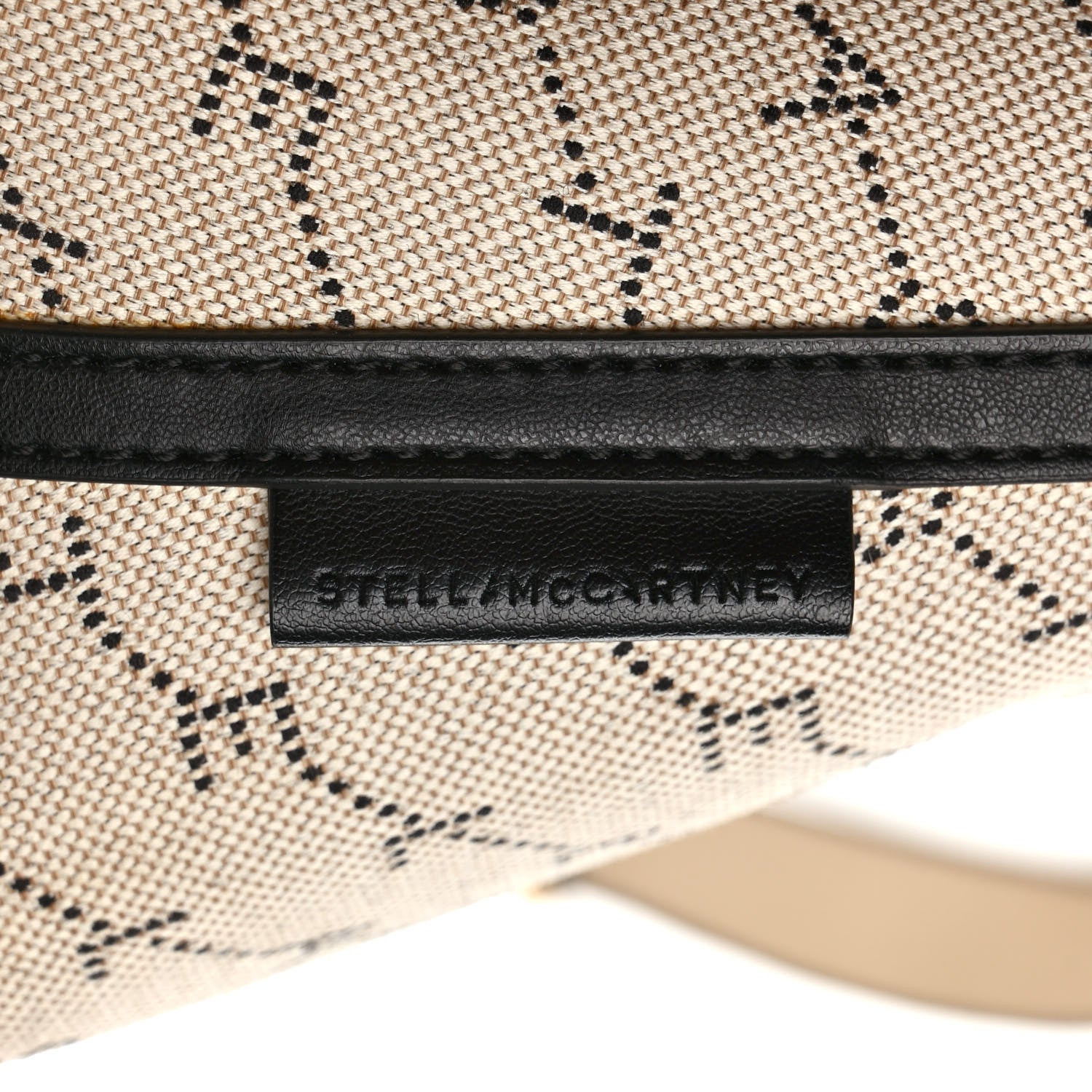 Stella McCartney Monogram Canvas Stella Logo Zip Shoulder Bag Neutral 9 of 9
