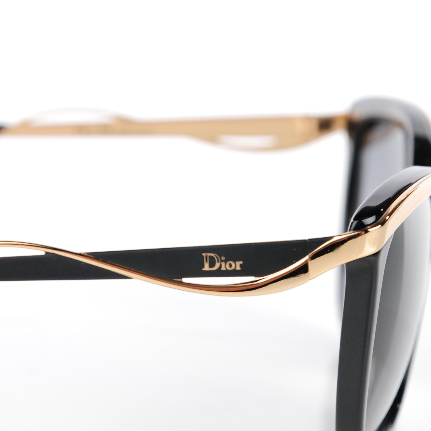 Christian Dior MetalEyes 2 Sunglasses Black Gold 4 of 9