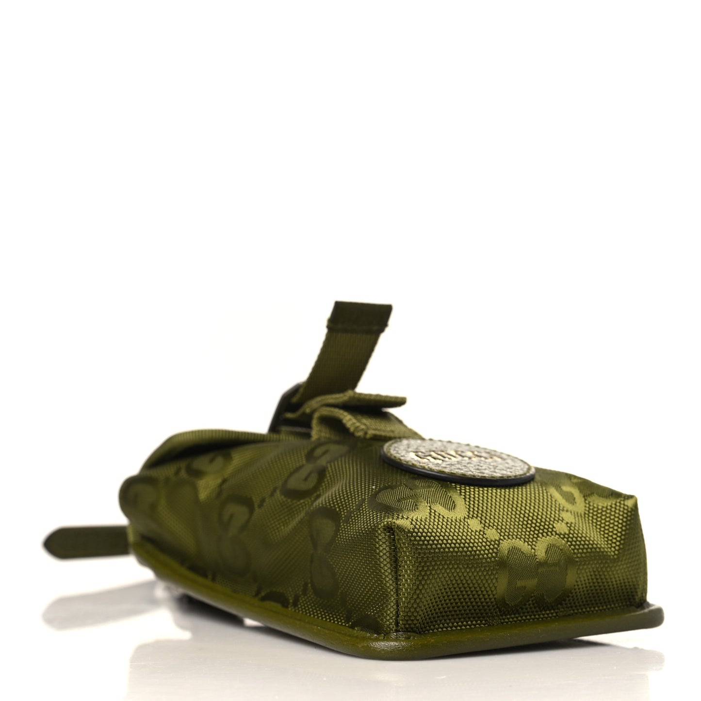 Econyl Nylon Monogram Off The Grid Mini Shoulder Bag Juniper Green