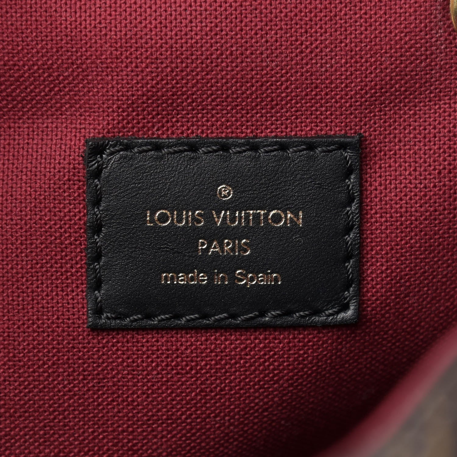 Louis Vuitton Monogram Montsouris PM Black 6 of 11