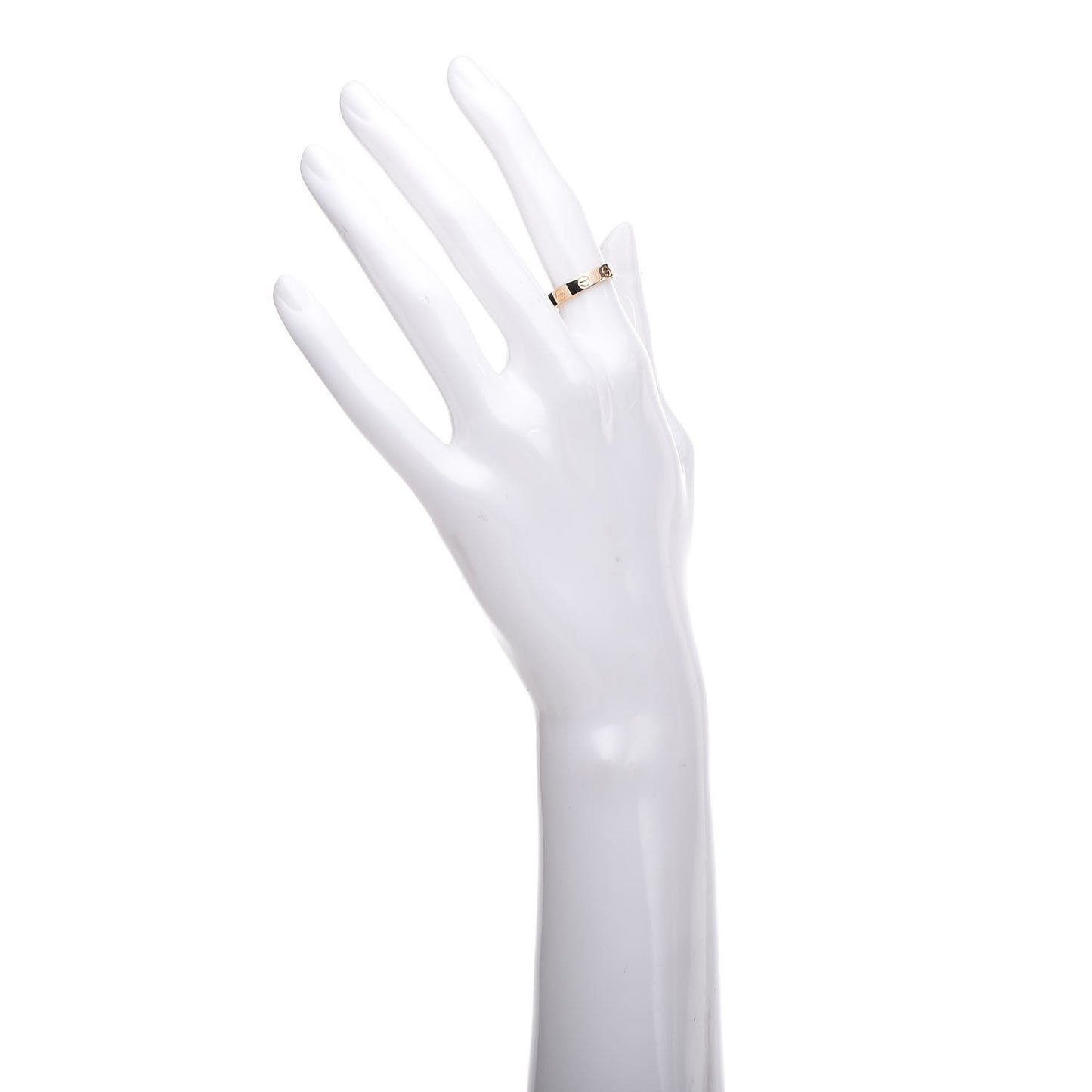 18K Yellow Gold 3.5mm LOVE Wedding Band Ring 49 4.75