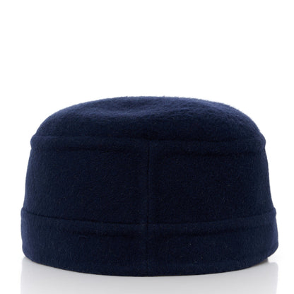 Christian Dior Wool Oblique Reversible Chic Military Cap 57 Blue 11 of 17