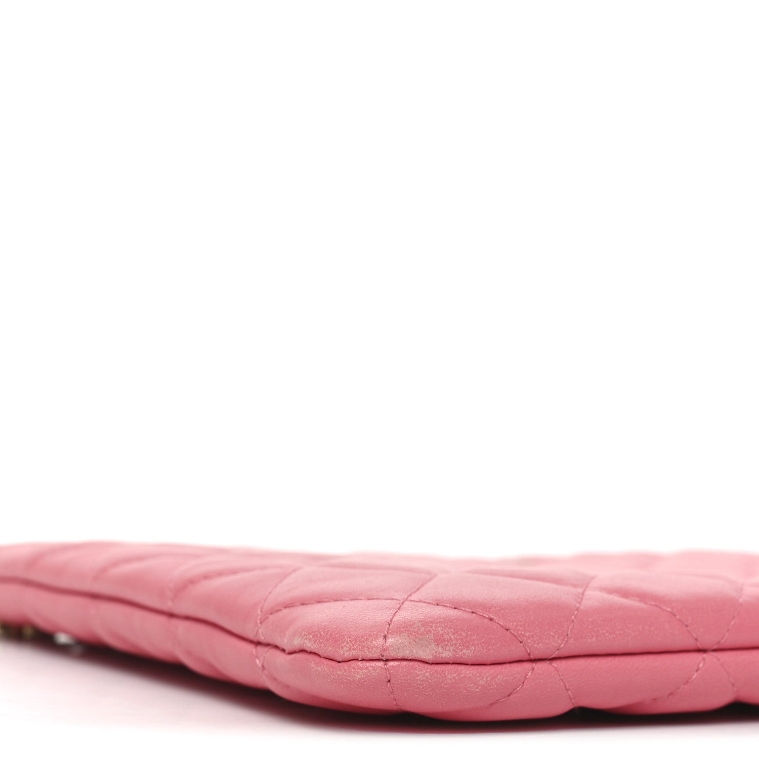 Chanel Lambskin Quilted Medium Casino Beauty CC Cosmetic Case Fuchsia 17 of 18