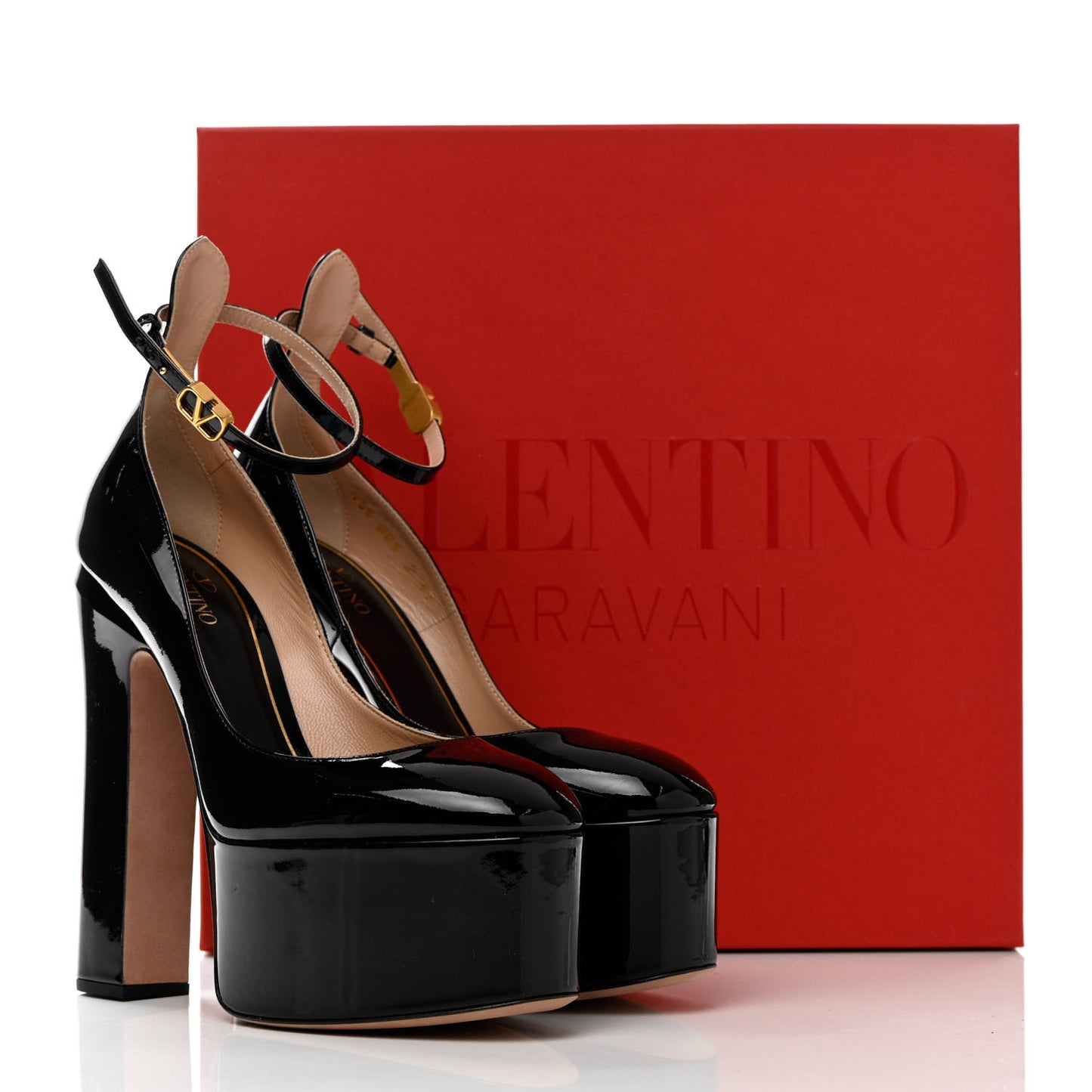 Patent Tan-Go 55/155mm Platform Pumps 37 Black