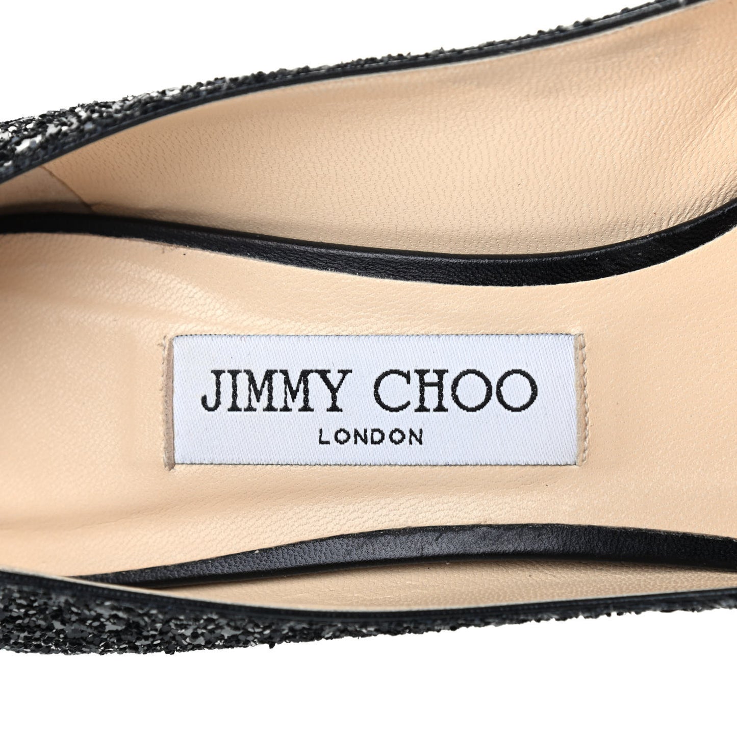 Glitter Pointy Toe Romy 60 Pumps 39 Black
