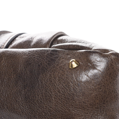Chloe Lambskin Heloise Satchel Brown 10 of 14