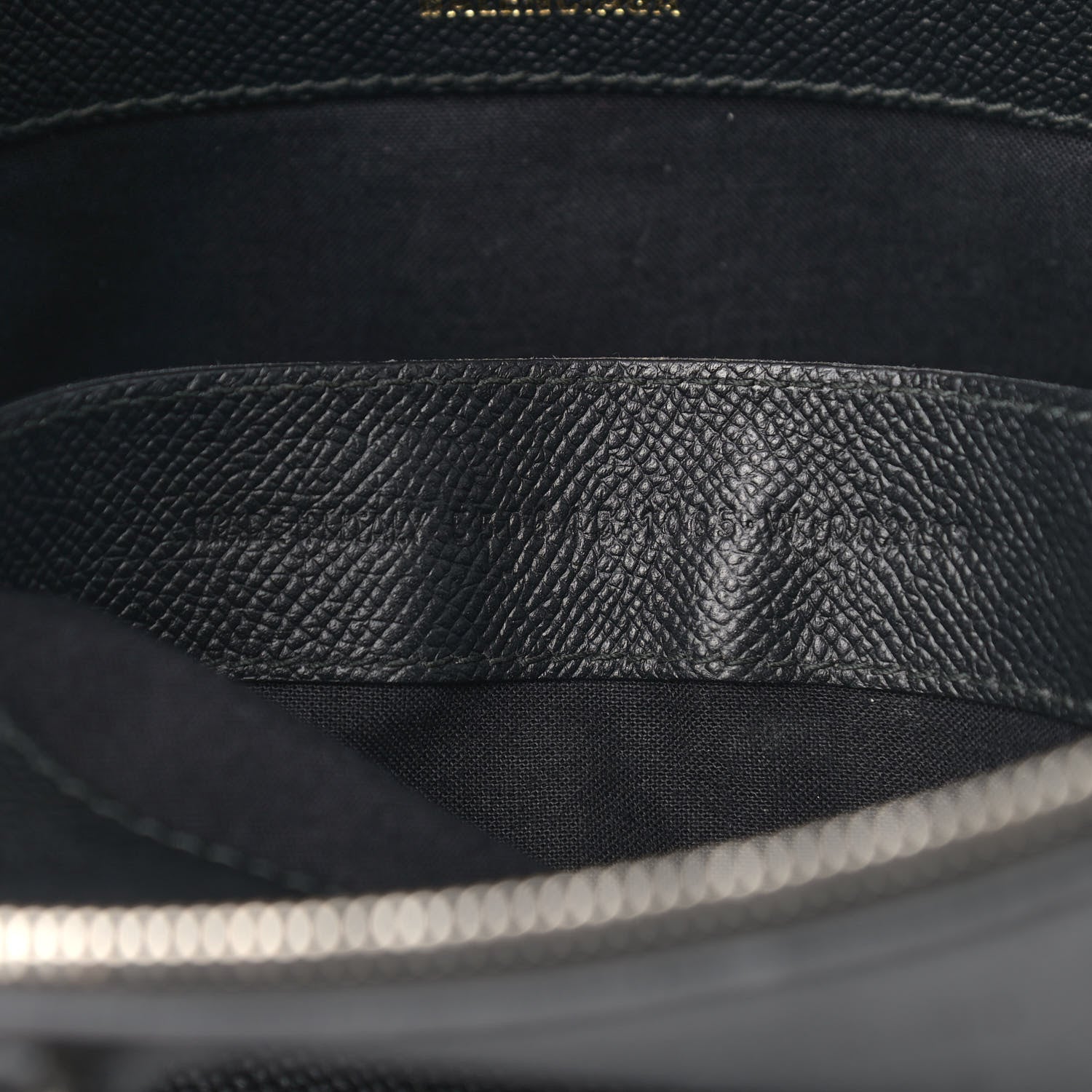 Balenciaga Signature Grained Calfskin Logo S Ville Top Handle Bag Black Grey 7 of 10
