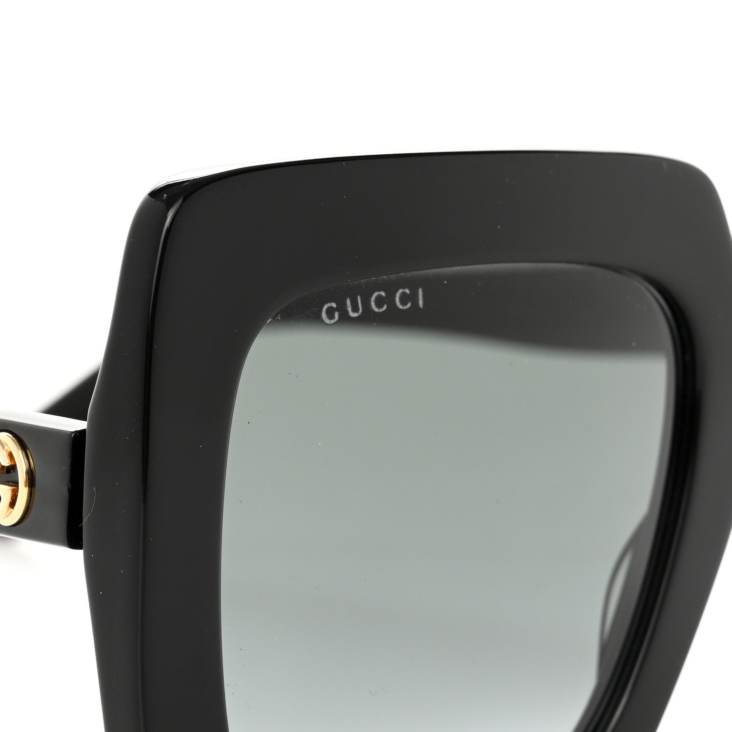 Gucci Acetate Oversize Sunglasses GG0328S Black 8 of 9