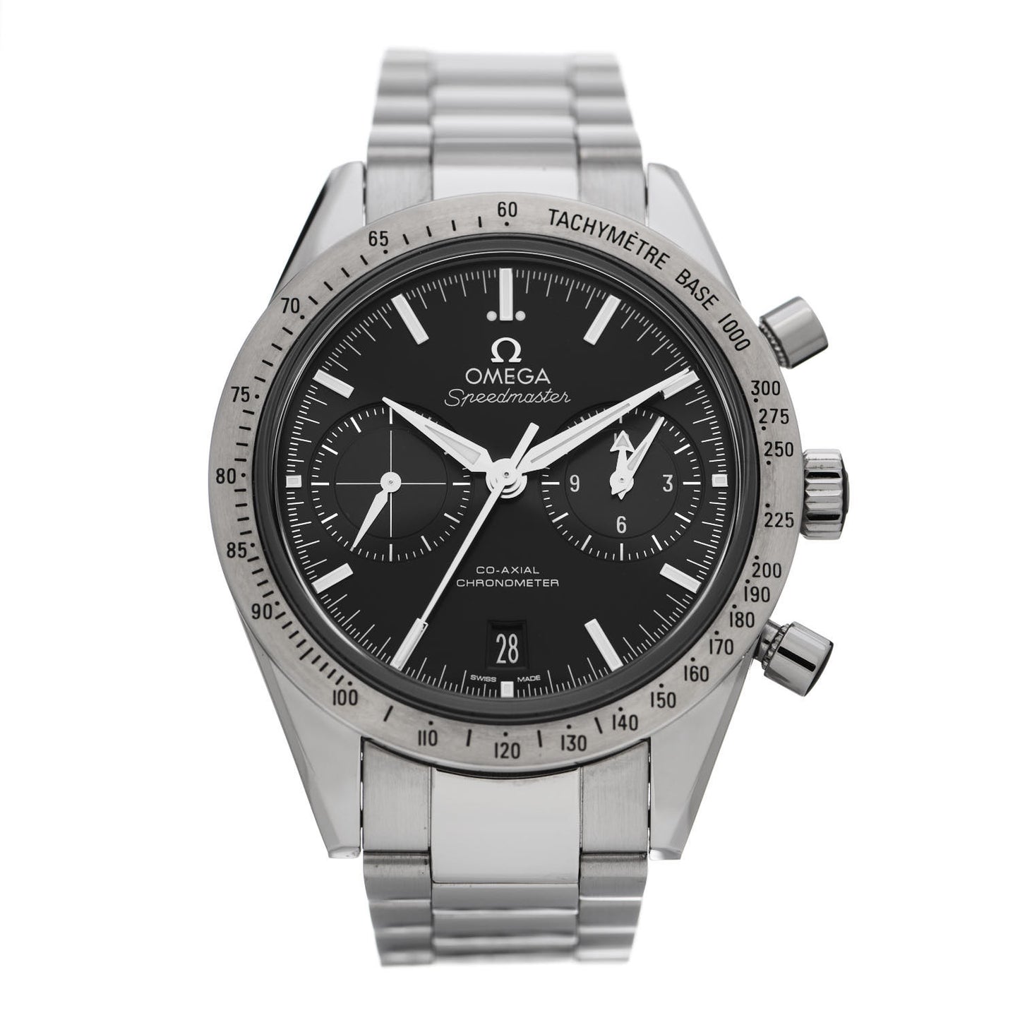 Stainless Steel 41mm Speedmaster 57 Co-Axial Chronometer Automatic Watch Black 331.10.42.51.01.001