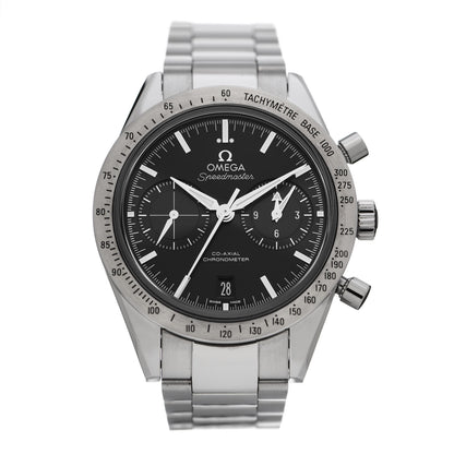 Omega Stainless Steel 41mm Speedmaster 57 Co-Axial Chronometer Automatic Watch Black 331.10.42.51.01.001 1 of 5