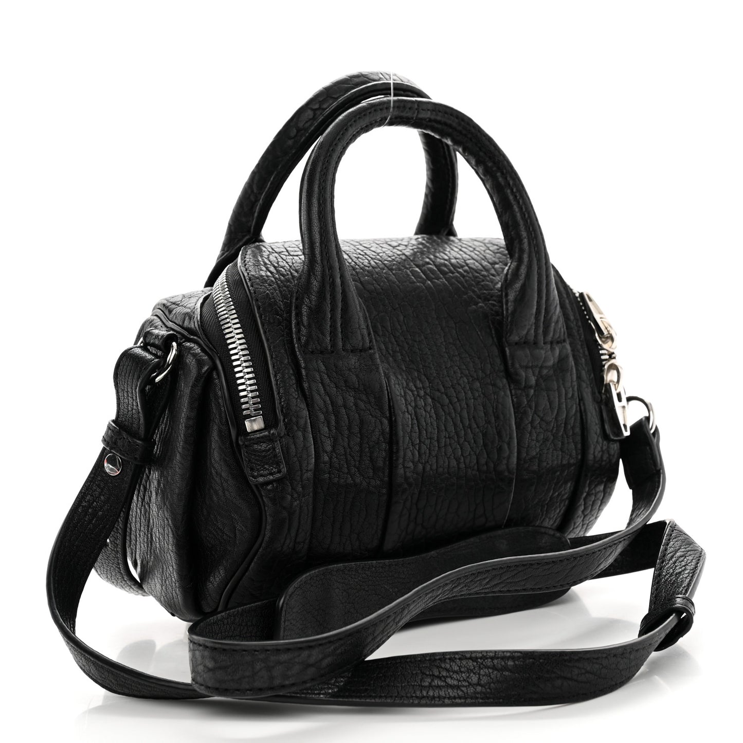 Pebbled Lambskin Mini Rockie Black Rhodium Hardware