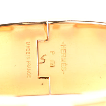 Hermes Enamel Wide Clic Clac H Bracelet PM Lagoon 3 of 3