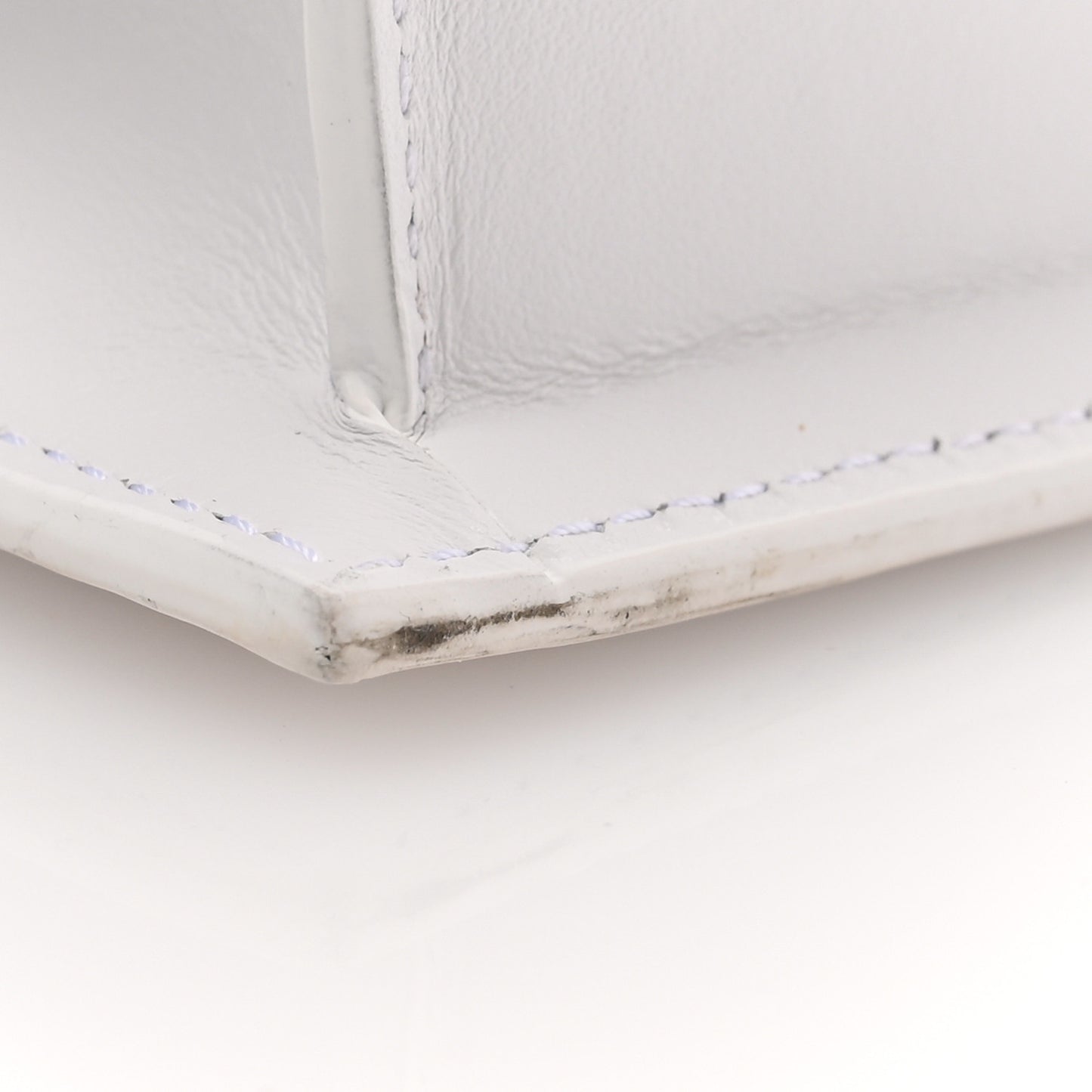 Smooth Calfskin Le Bambino Long White