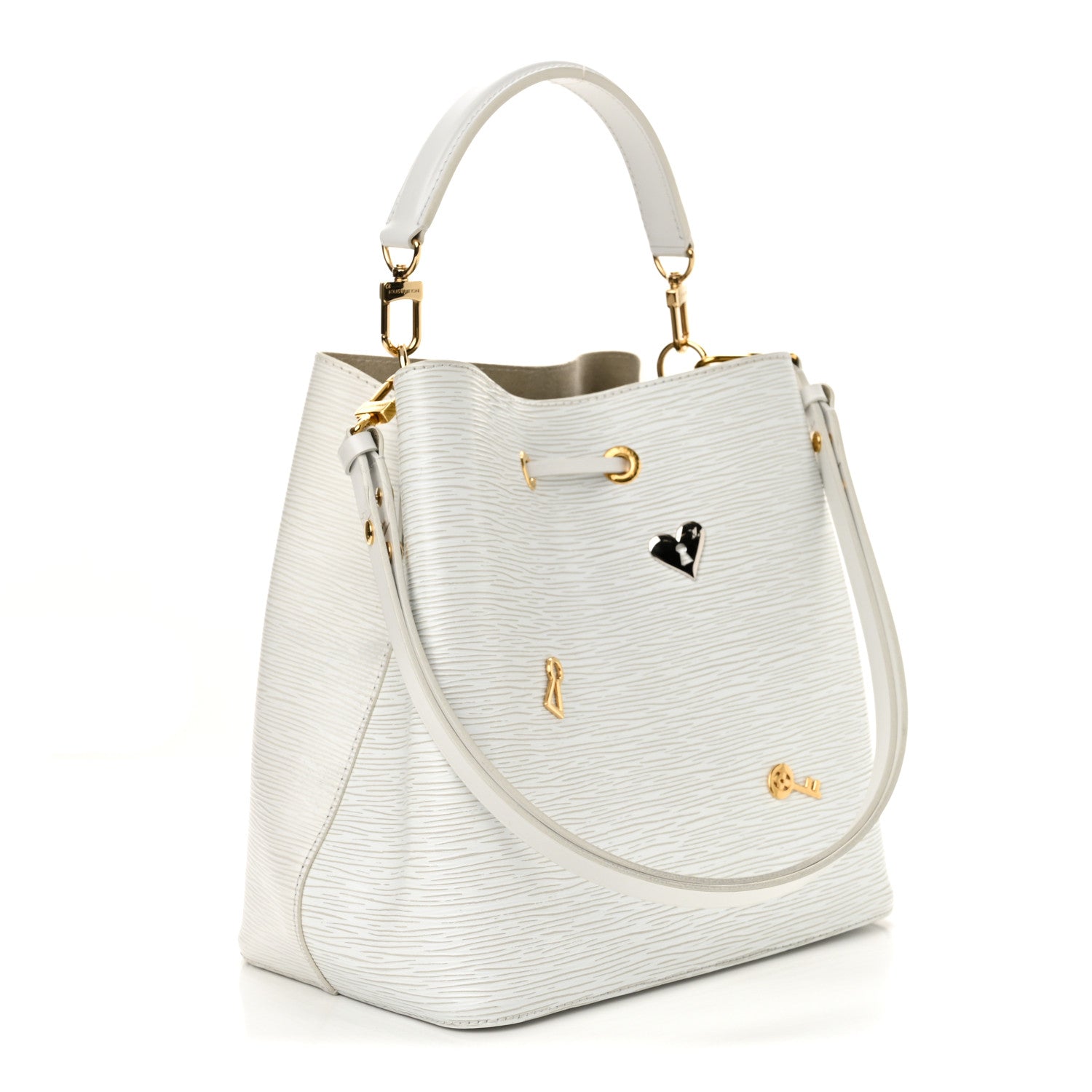 Louis Vuitton Epi Love Lock NeoNoe White 5 of 18