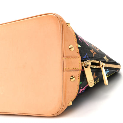 Louis Vuitton Monogram Multicolor Alma Black 9 of 10