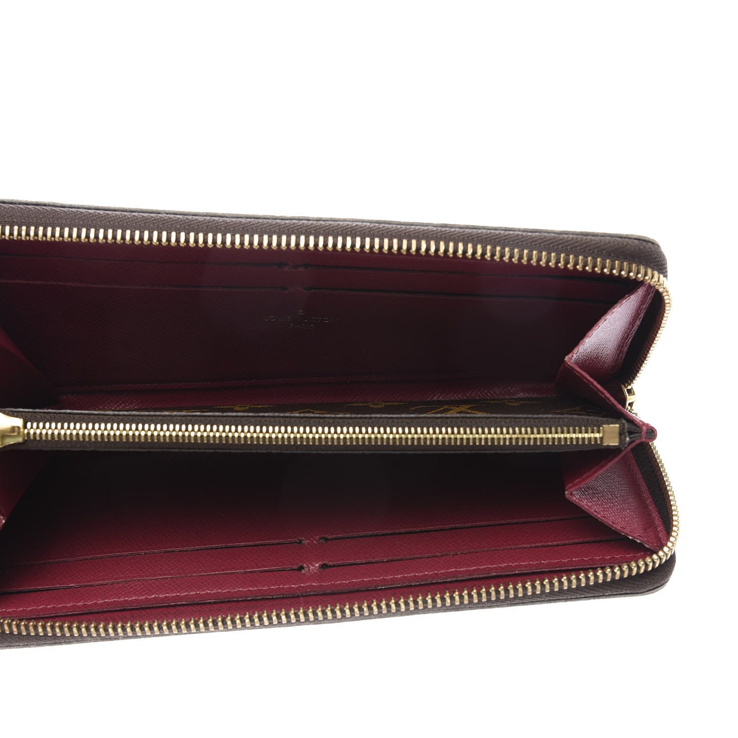 Monogram Clemence Wallet Fuchsia