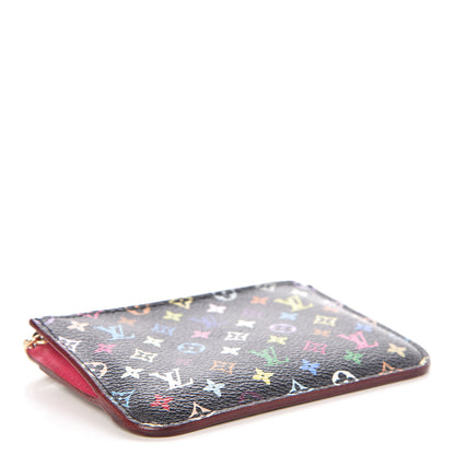 Louis Vuitton Monogram Multicolor Key Pouch Black Grenade 4 of 7