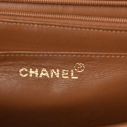 Chanel Lambskin Quilted Maxi Single Flap Dark Beige 6 of 11