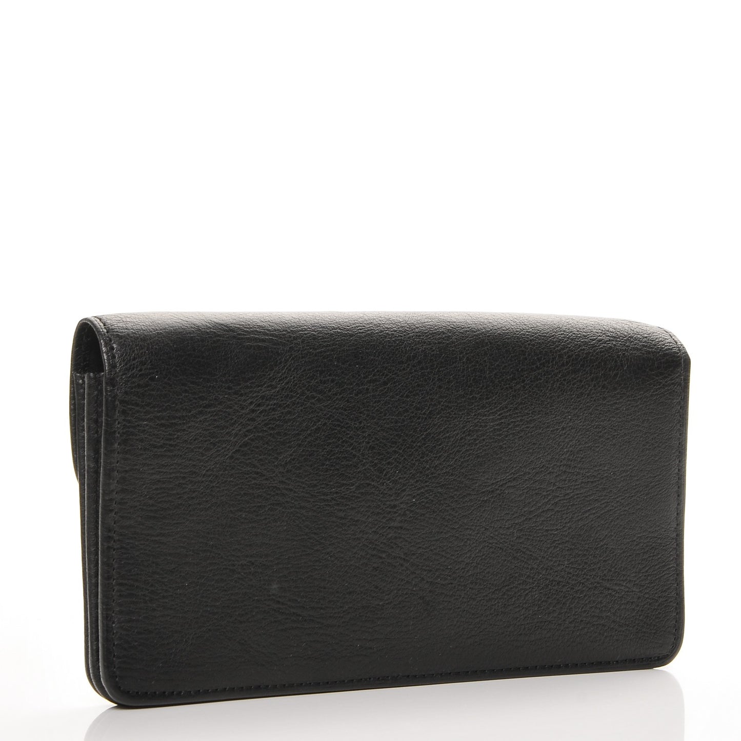 Grainy Leather Bayswater Wallet Black