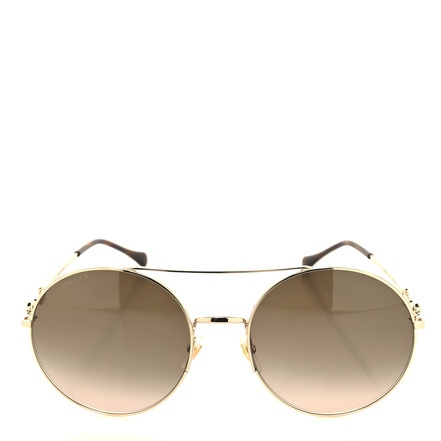 Gucci Round Horsebit Sunglasses GG0878S Gold 3 of 8