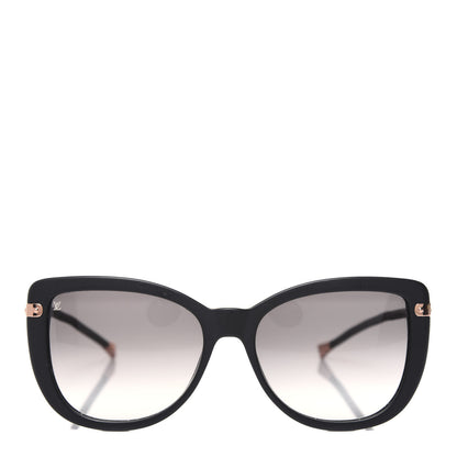 Louis Vuitton Monogram Acetate Charlotte Sunglasses Z0781E Black 2 of 8