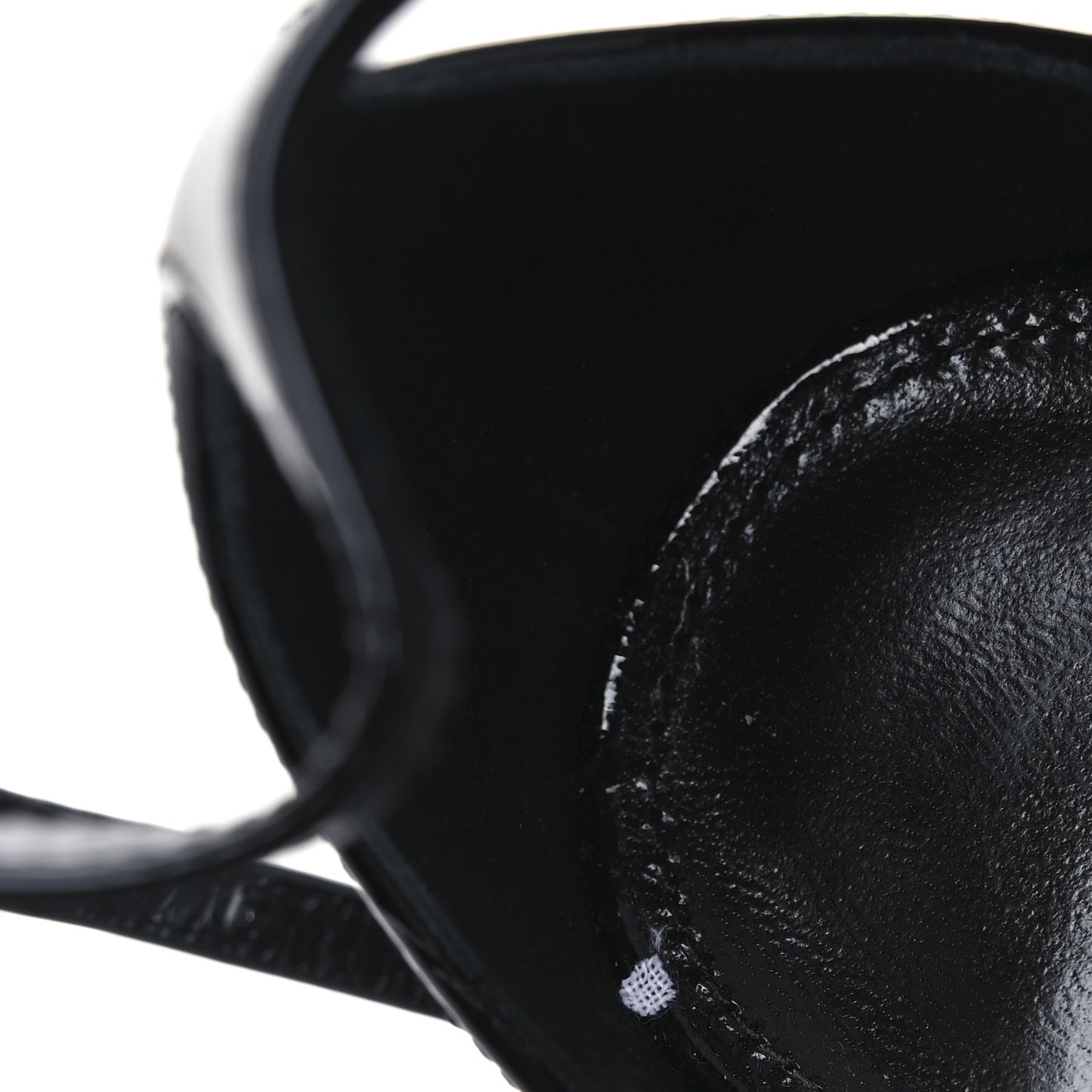 Patent Cassandra 100 Ankle Strap Sandals 38.5 Black