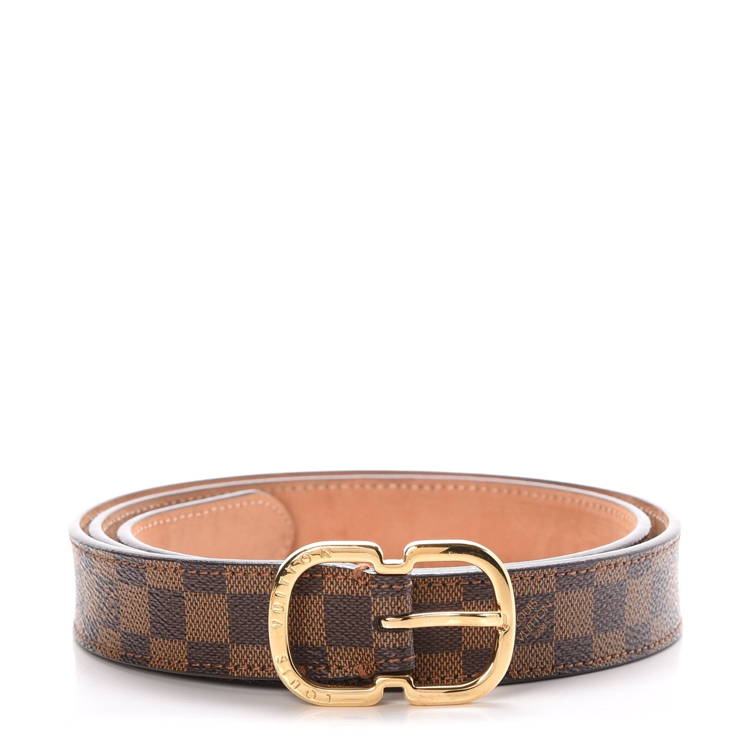 Louis Vuitton Damier Ebene Mini 25mm Belt 85 34 1 of 7