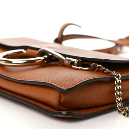 Chloe Calfskin Small Faye Shoulder Bag Tobacco 8 of 9