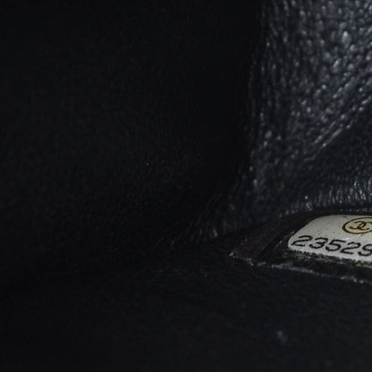 Chanel Lambskin Chevron Quilted Medium Double Flap Black 7 of 11