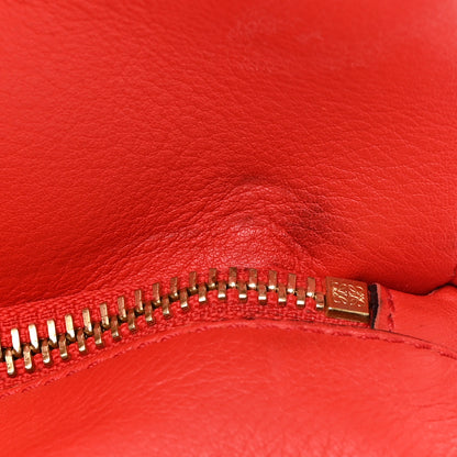 Loewe Calfskin Small Puzzle Bag Scarlet 12 of 17