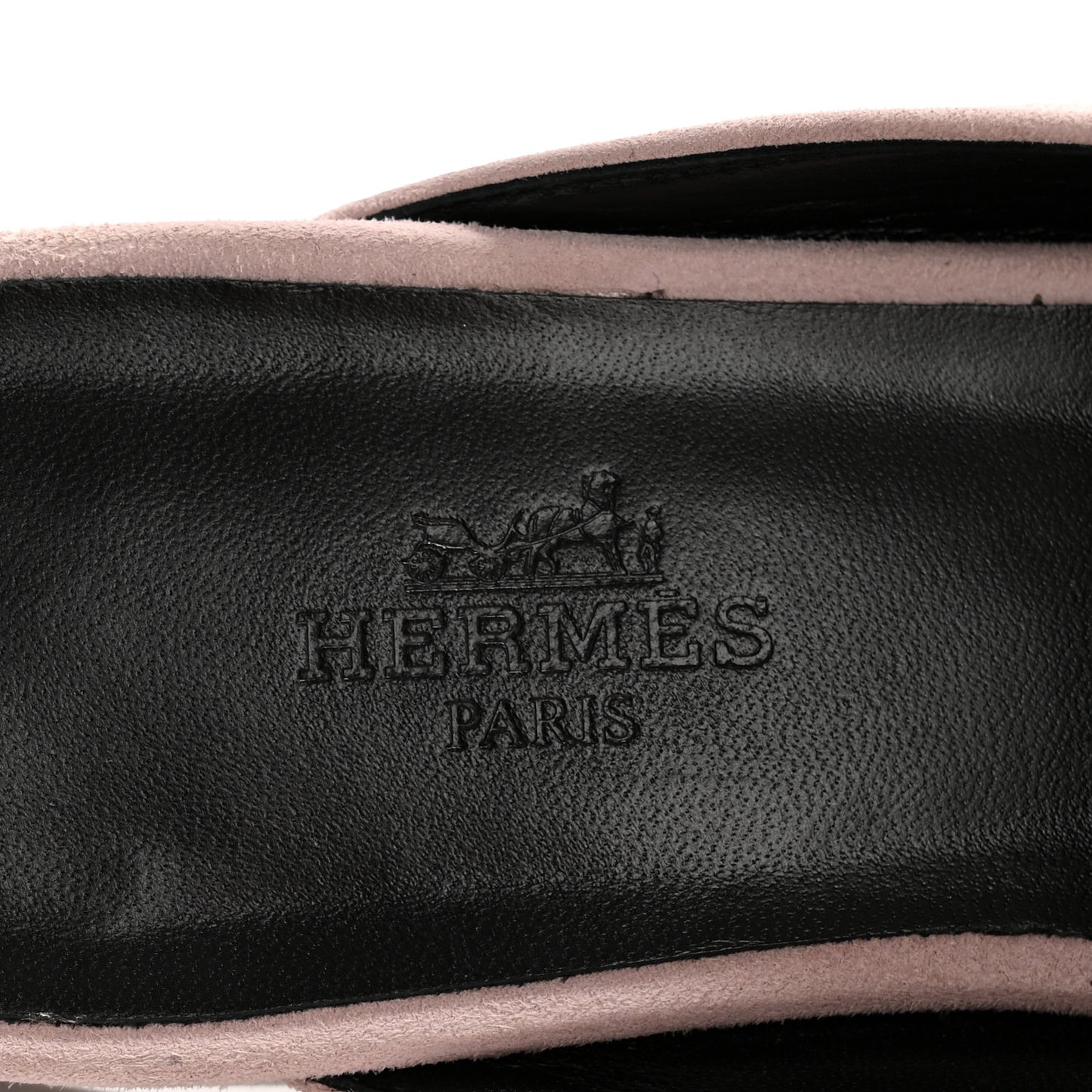 Suede Goatskin Oz Mules 35.5 Rose Porcelaine