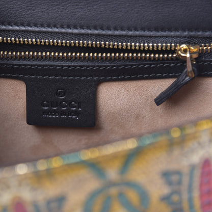 Gucci Iridescent Brocade Small Sylvie Shoulder Bag Gold 6 of 10
