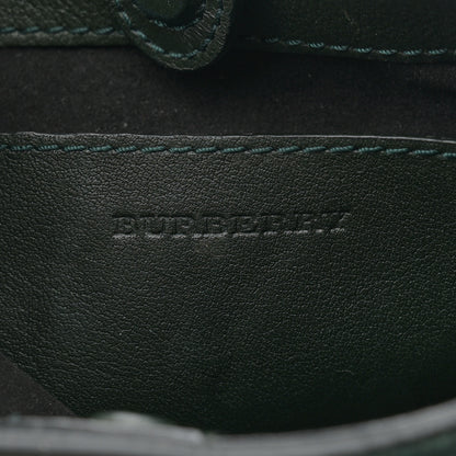 Burberry Suede Fringe Mini Bucket Bag Dark Forest Green 6 of 9