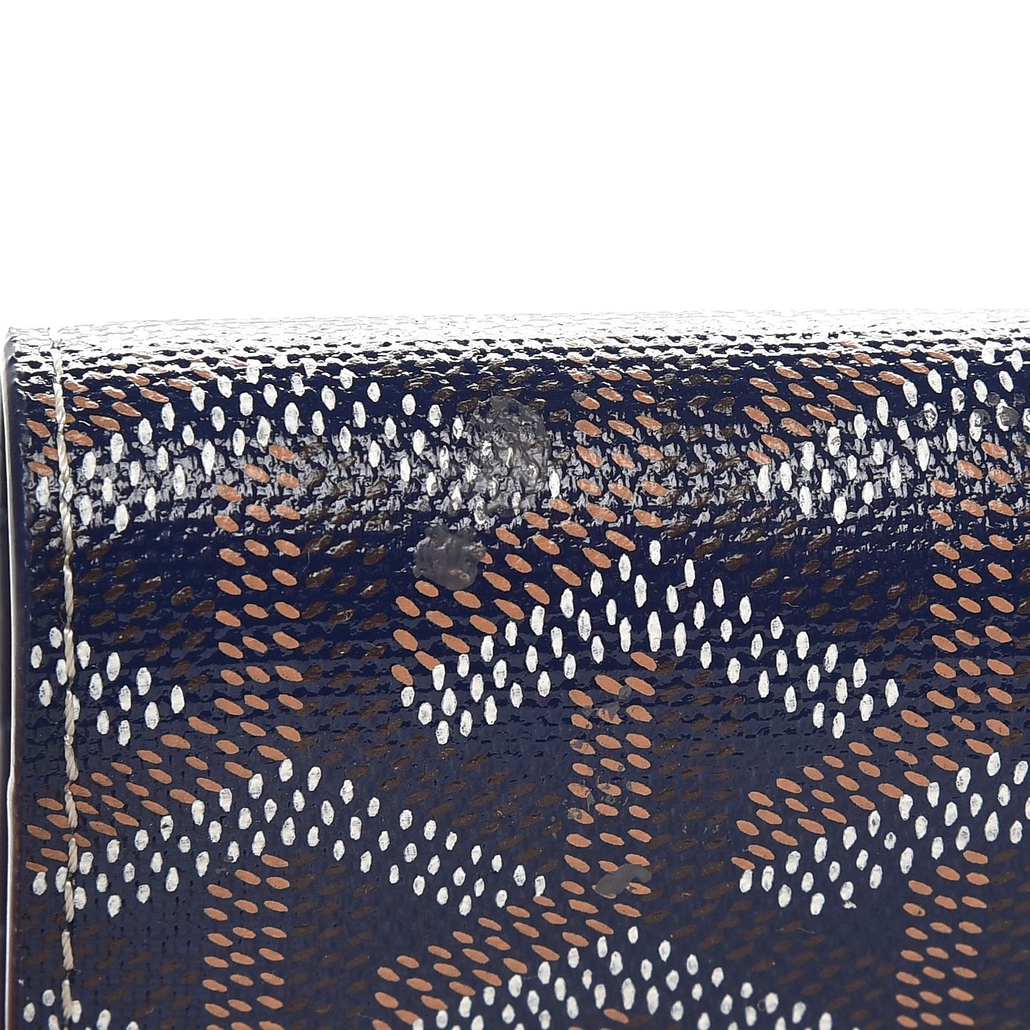 Goyardine Richelieu Wallet Navy