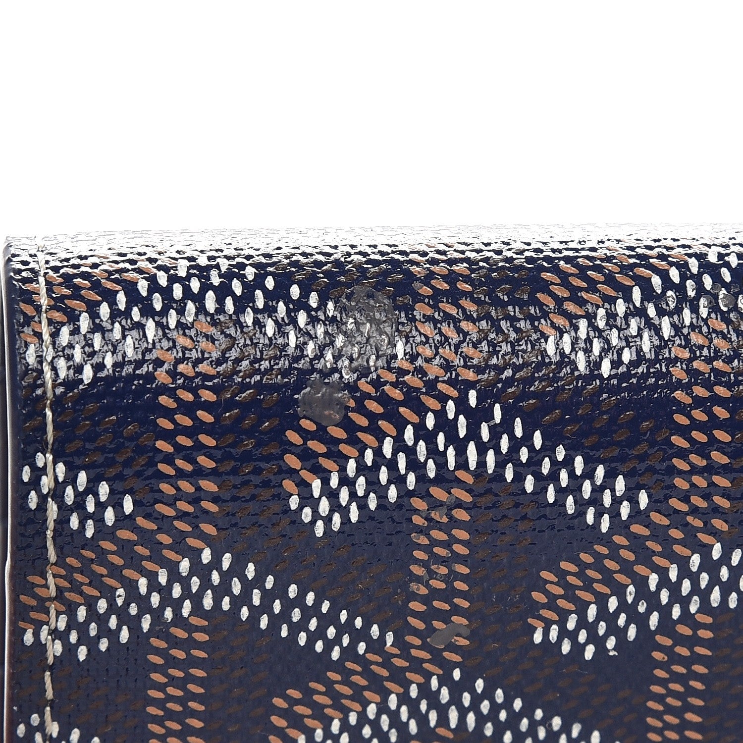 Goyard Goyardine Richelieu Wallet Navy 7 of 8