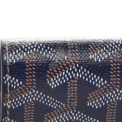 Goyard Goyardine Richelieu Wallet Navy 7 of 8